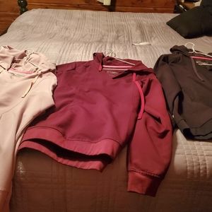 Lot of 3. Scrub hoodies